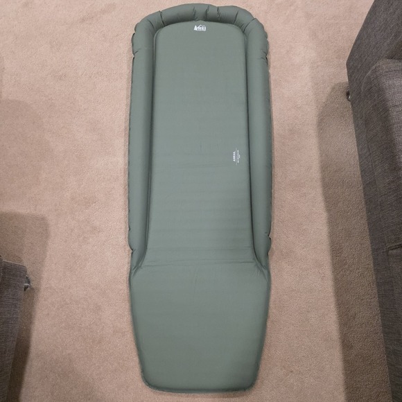 REI AirRail Self-Inflating Sleeping Pad Short 66x24x1.5 1LB 9OZ R-VALUE 4.2 - Picture 3 of 5